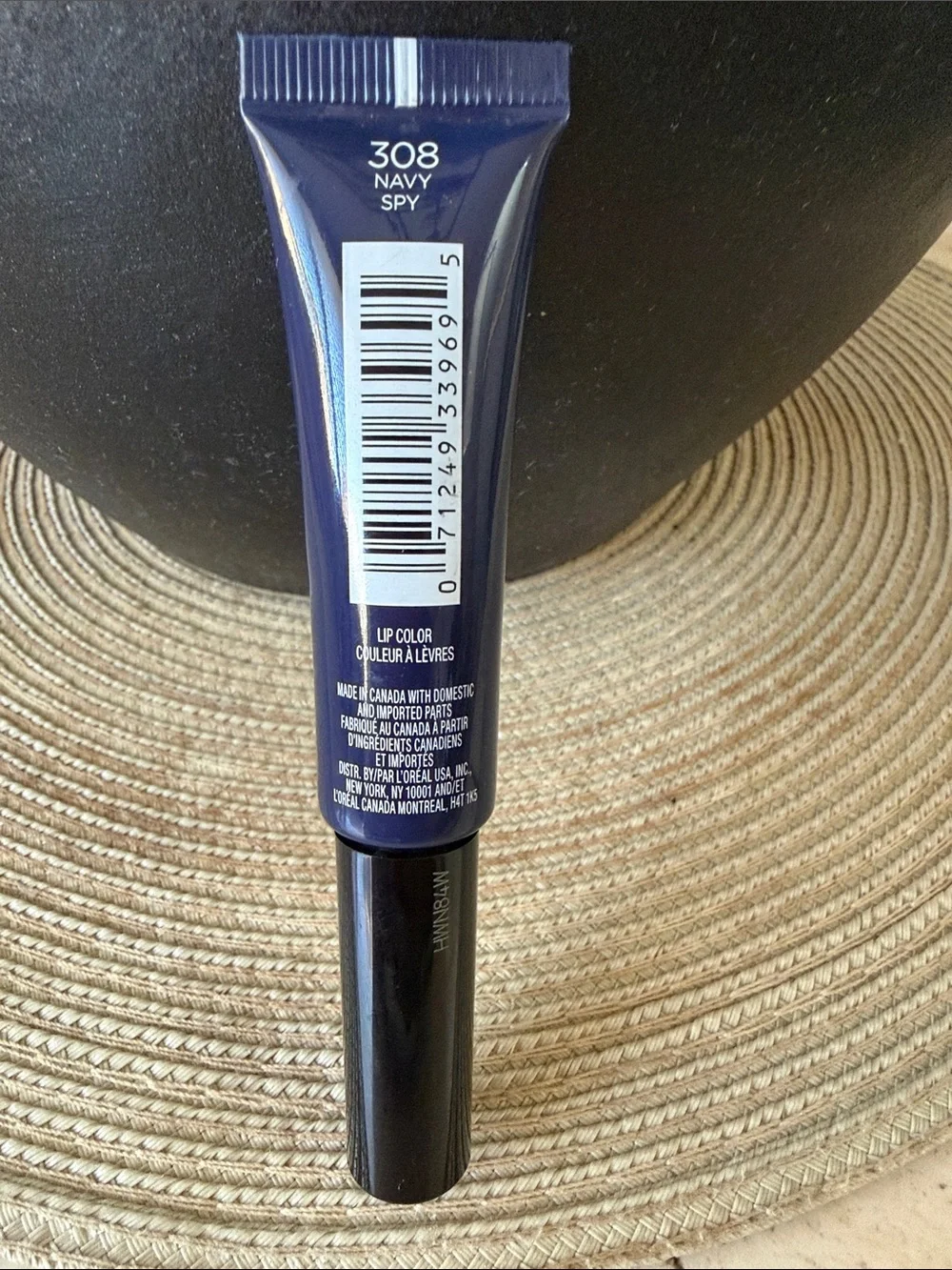 L'Oreal Infallible Paints Liquid Lip Color - 308 Navy Spy (Dark Blue)